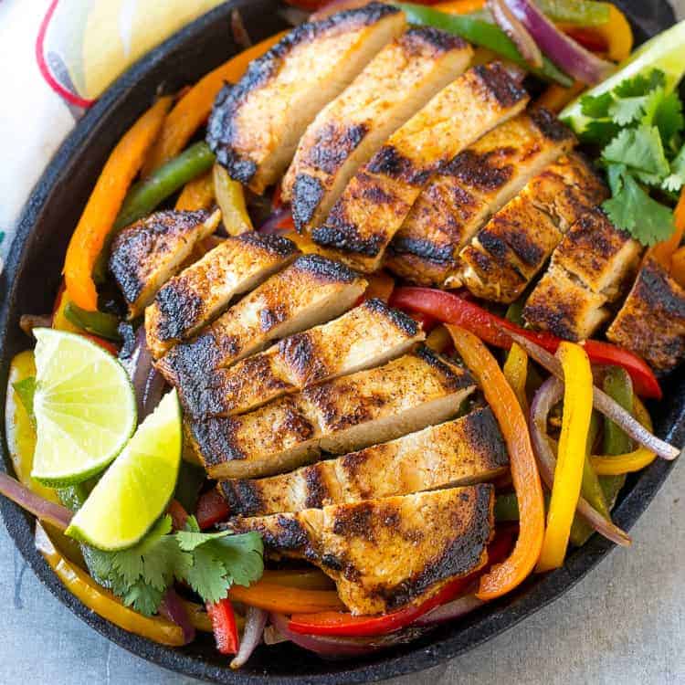 Chicken Fajitas With The Best Fajita Marinade Healthy Fitness Meals