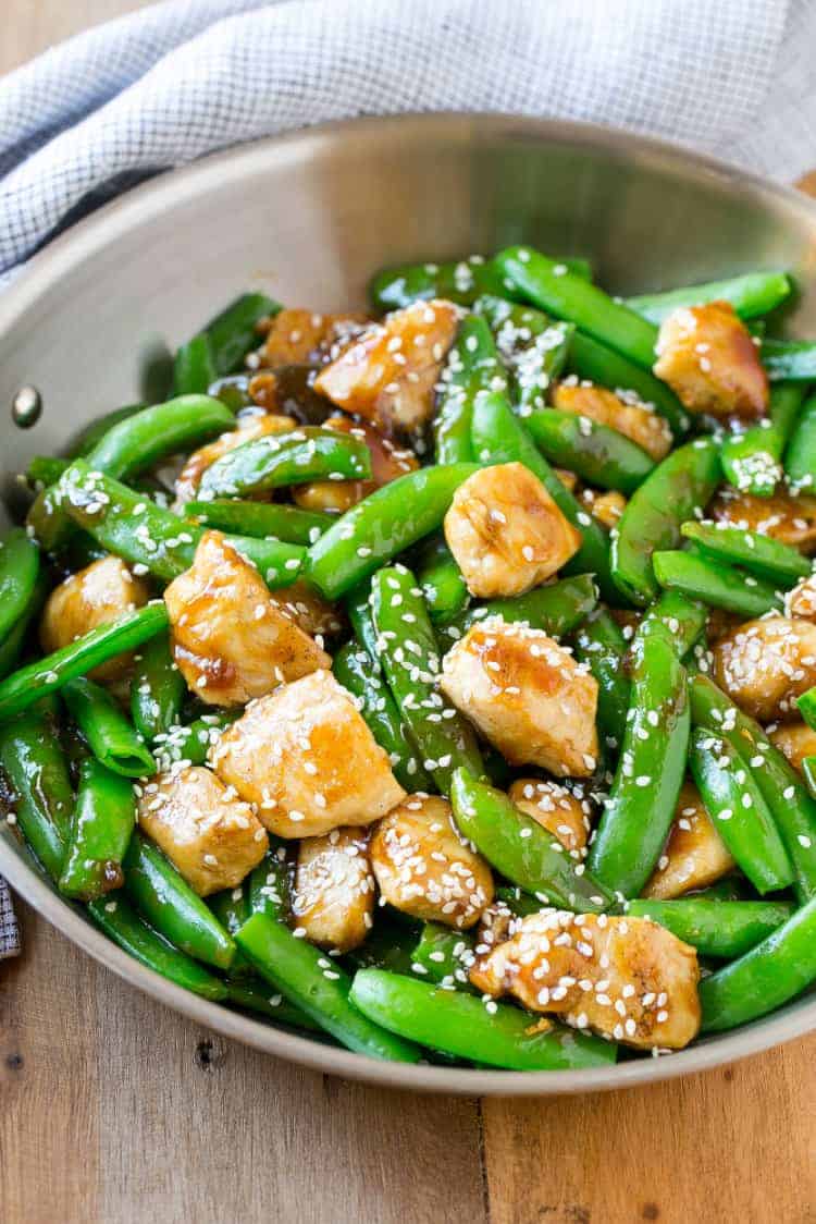 Honey Sesame Chicken Lunch Bowls - Sweet Peas and Saffron