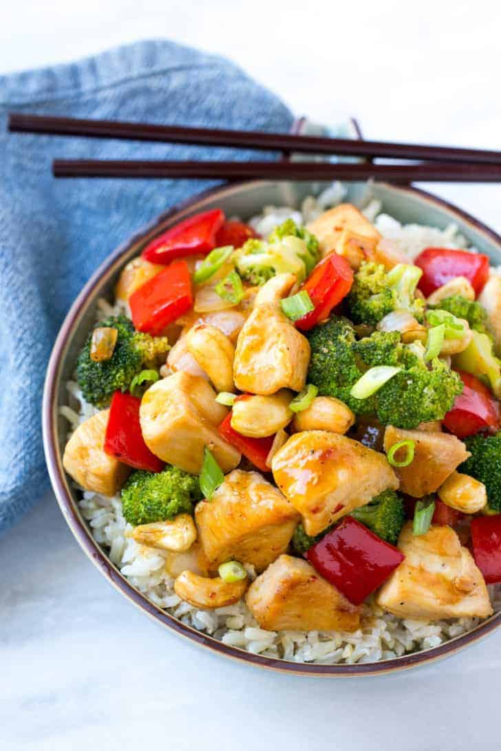 Spicy Chicken Stir Fry - Healthy Dinner Recipe for the whole family