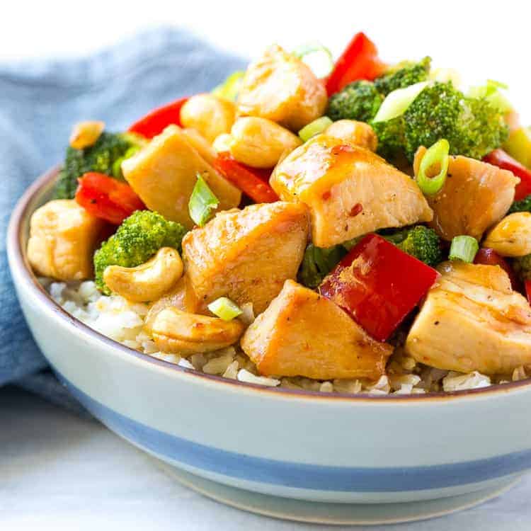 Spicy Chicken Stir Fry - Healthy Dinner Recipe for the whole family