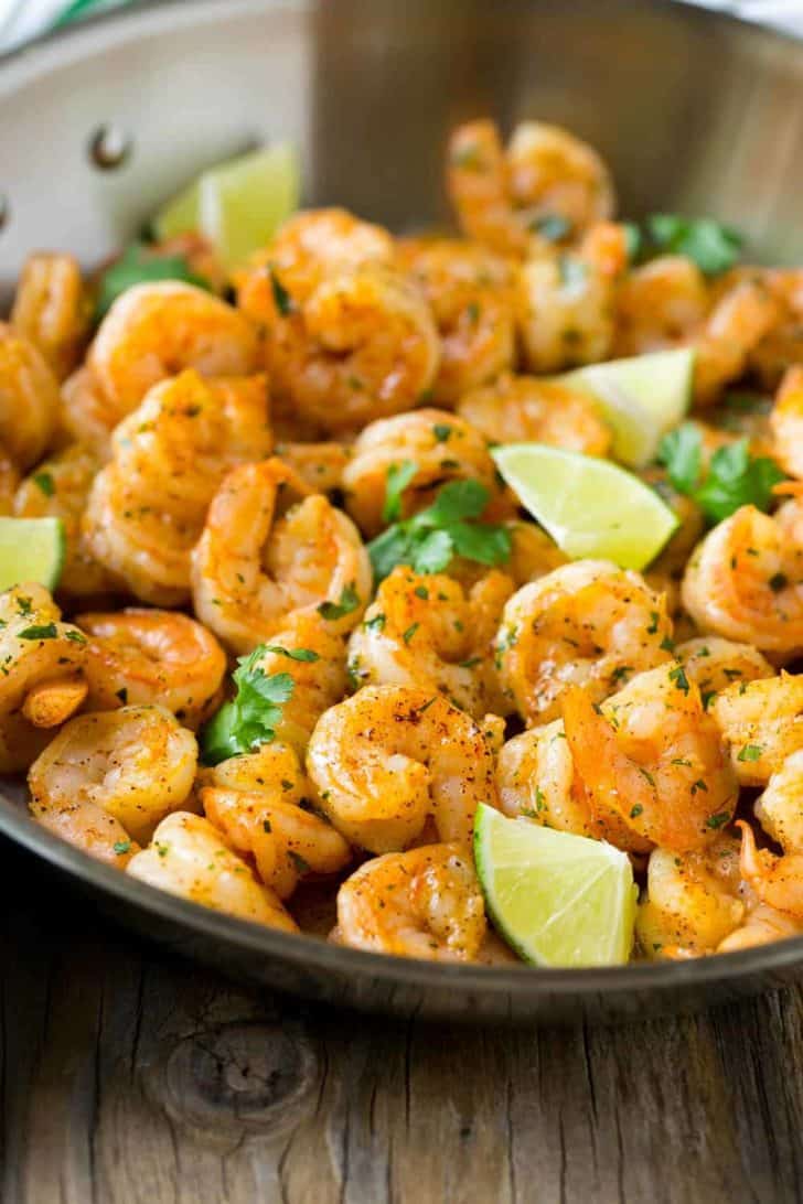 Cilantro Lime Shrimp Recipe - Ready in 10 mins | Healthy Fitness Meals