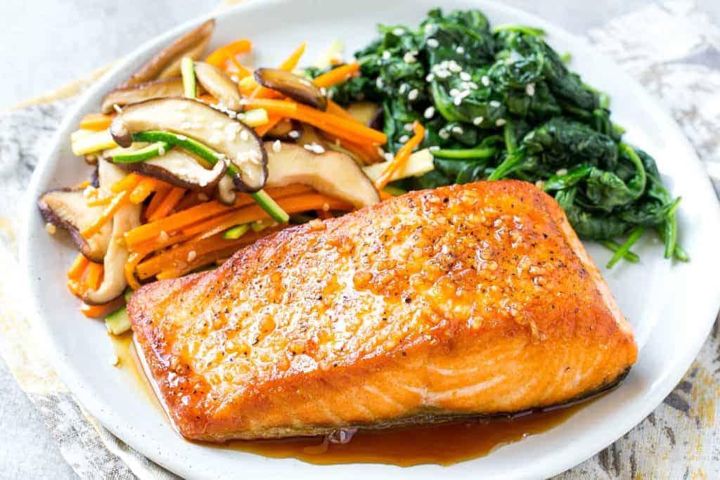 salmon honey garlic recipe healthy dinner meals easy simple make fitness flaky handful moist ingredients minutes outside ready inside just