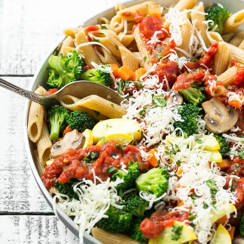 Healthy Pasta Primavera Recipe Healthy Fitness Meals