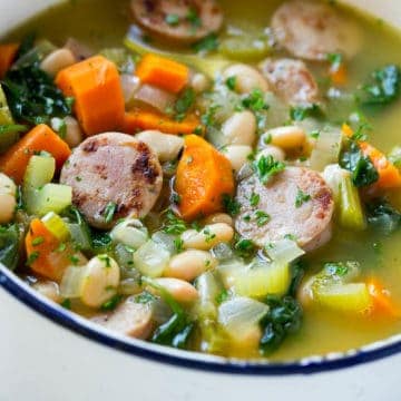 sausage and white bean soup