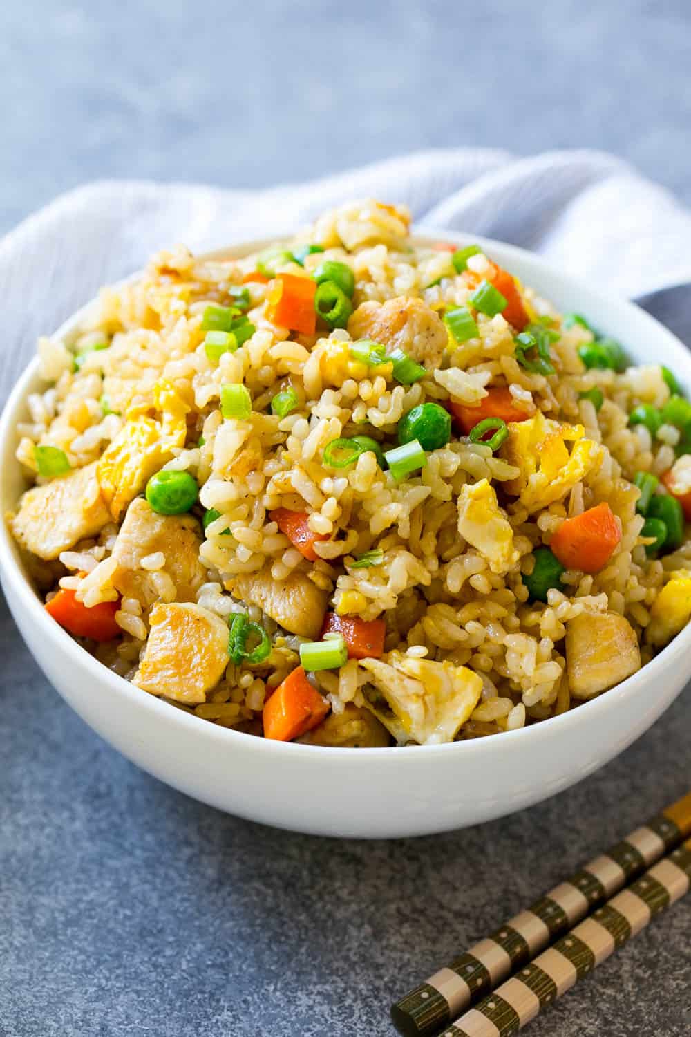 Chicken Fried Rice - Takeout classic friedd rice made healthier