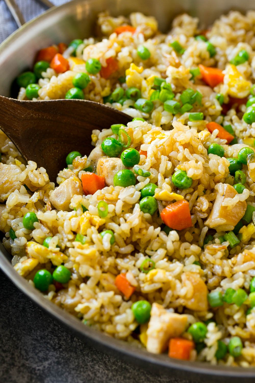 Healthy Oven-Baked Sheet Pan Fried Rice with Chicken