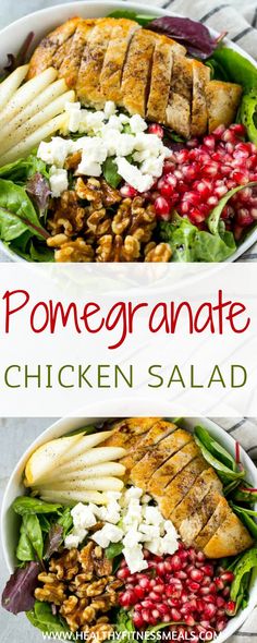 Pomegranate Chicken Salad | Chicken Salad | #chickensalad