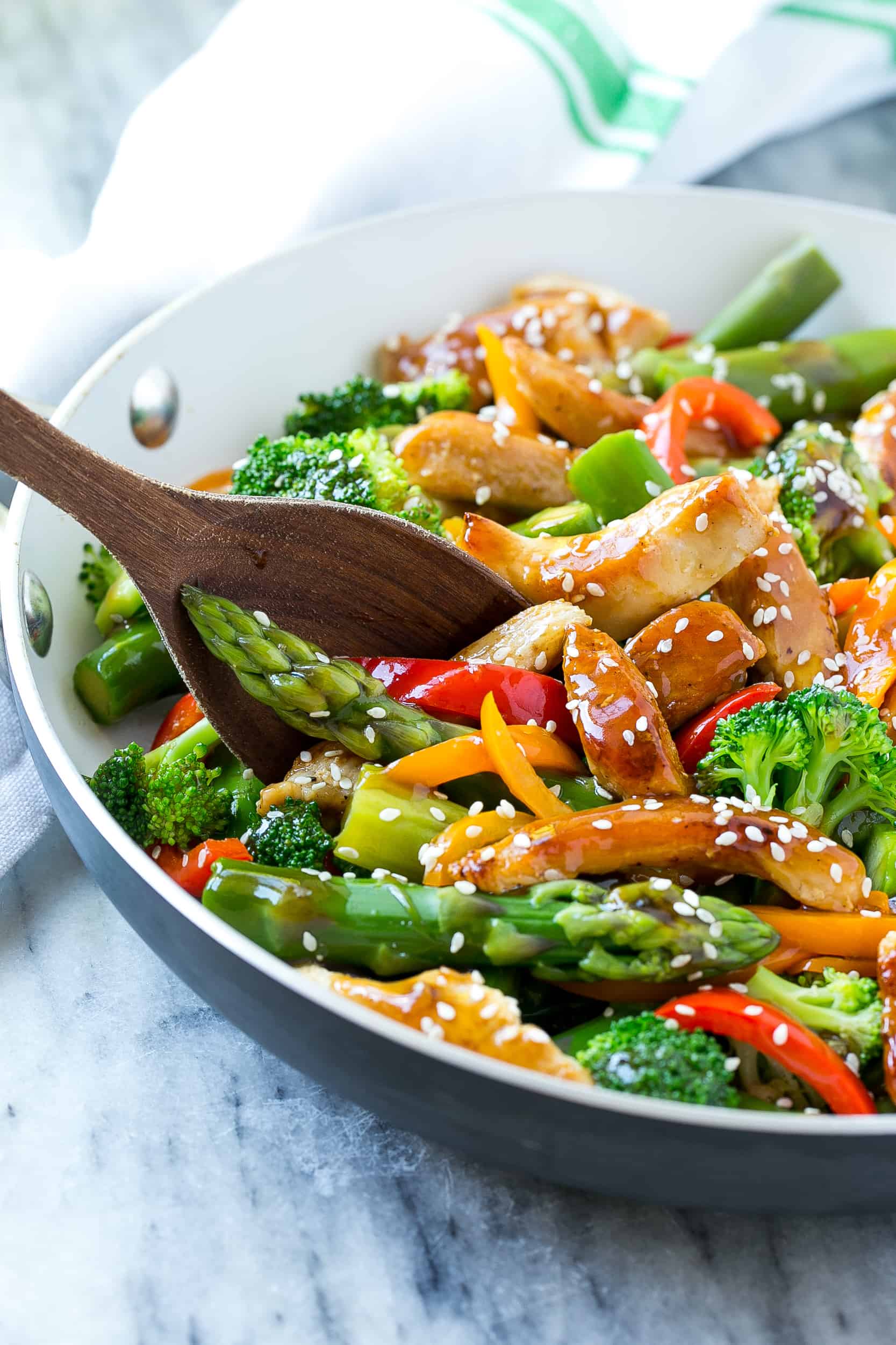 Stir Fry Vegetables With Chicken