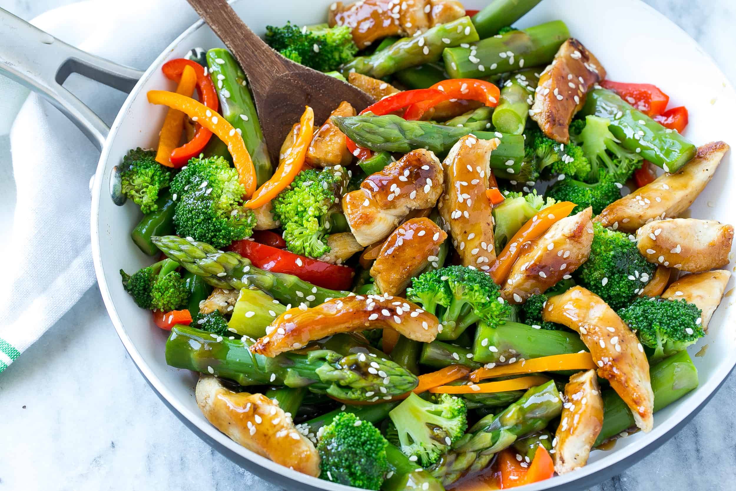 THE BEST Teriyaki Chicken Stir Fry Recipe