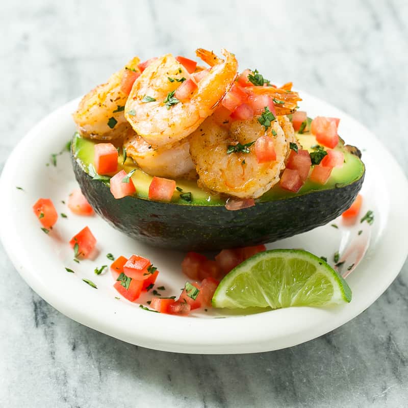 stuffed avocado shrimp