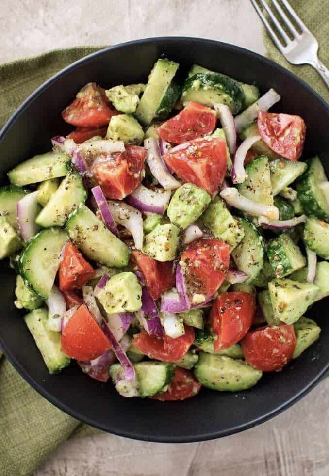 Avocado Tomato Salad Recipe So Easy Healthy Fitness Meals