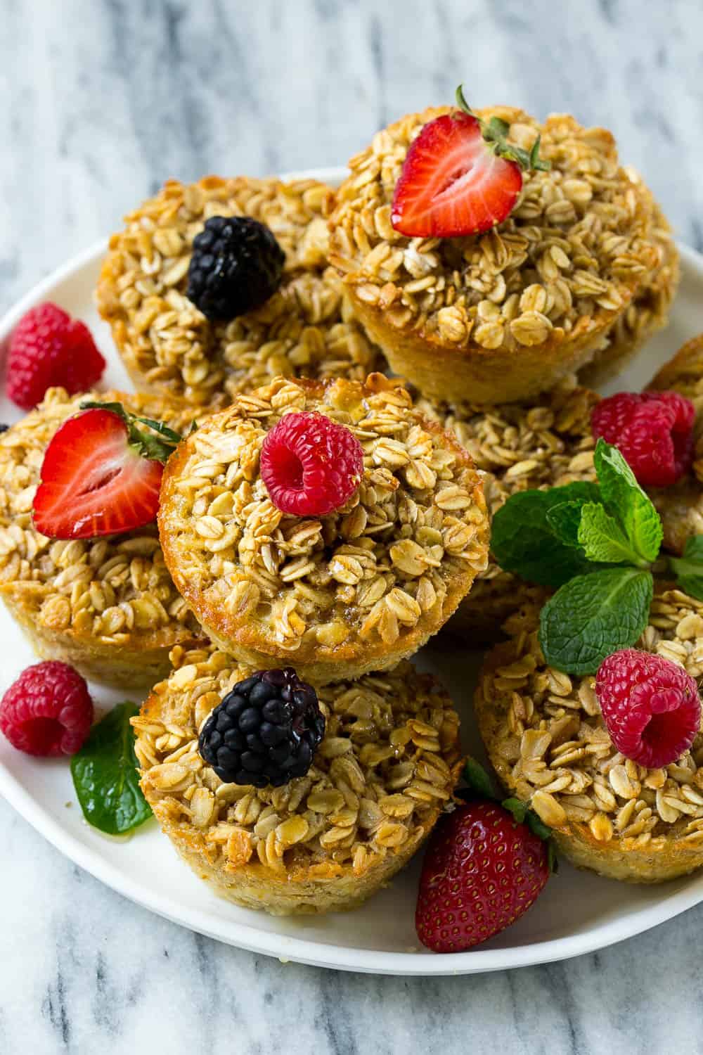 Baked Oatmeal protein muffins