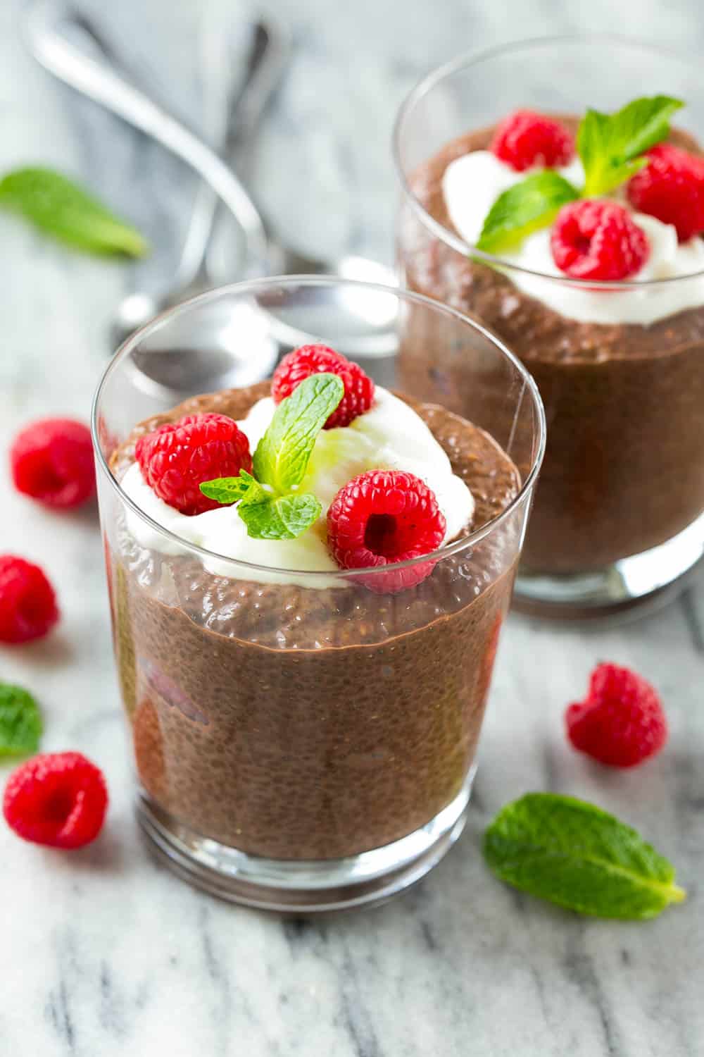 Chocolate Chia Protein Pudding