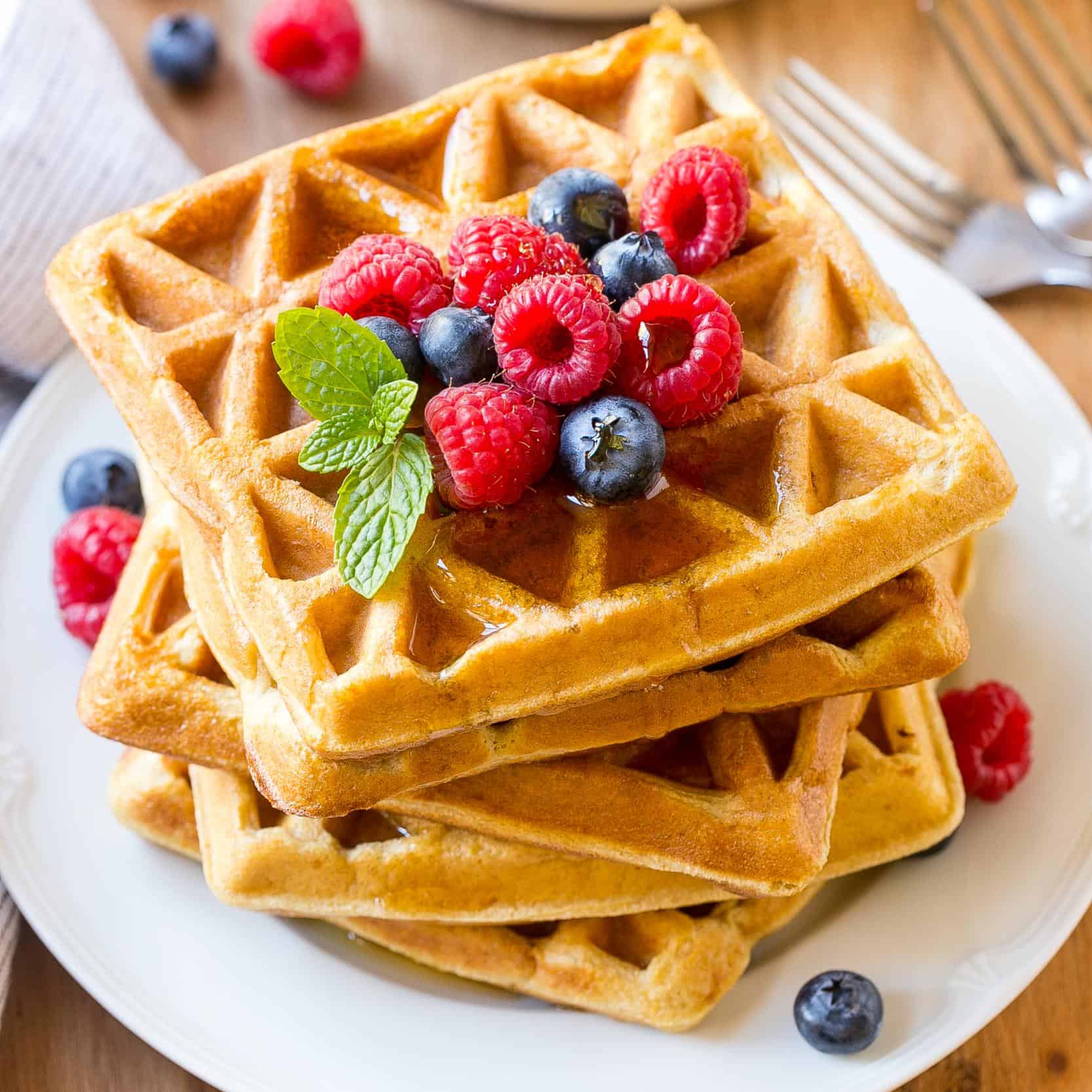 healthy protein waffles Recipe