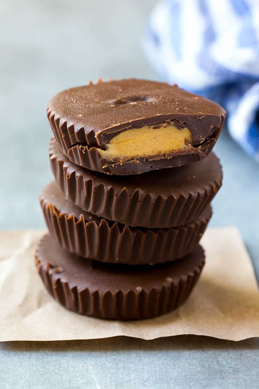 Protein Peanut Butter Cups ~ Easy Five Ingredient Dessert