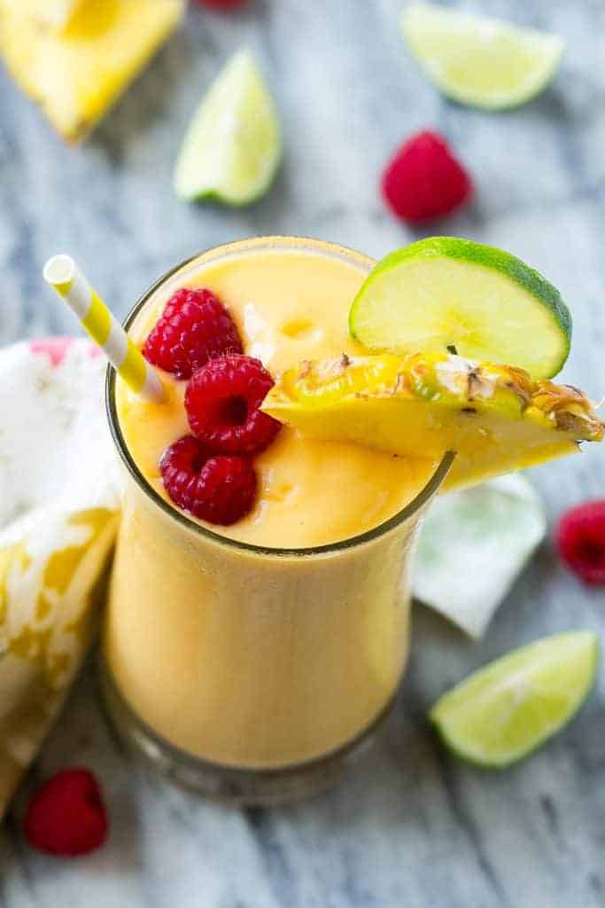 tropical protein smoothie