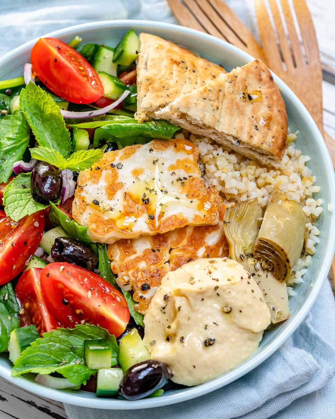 The Best Greek Meze Power Bowl Recipe Healthy Fitness Meals