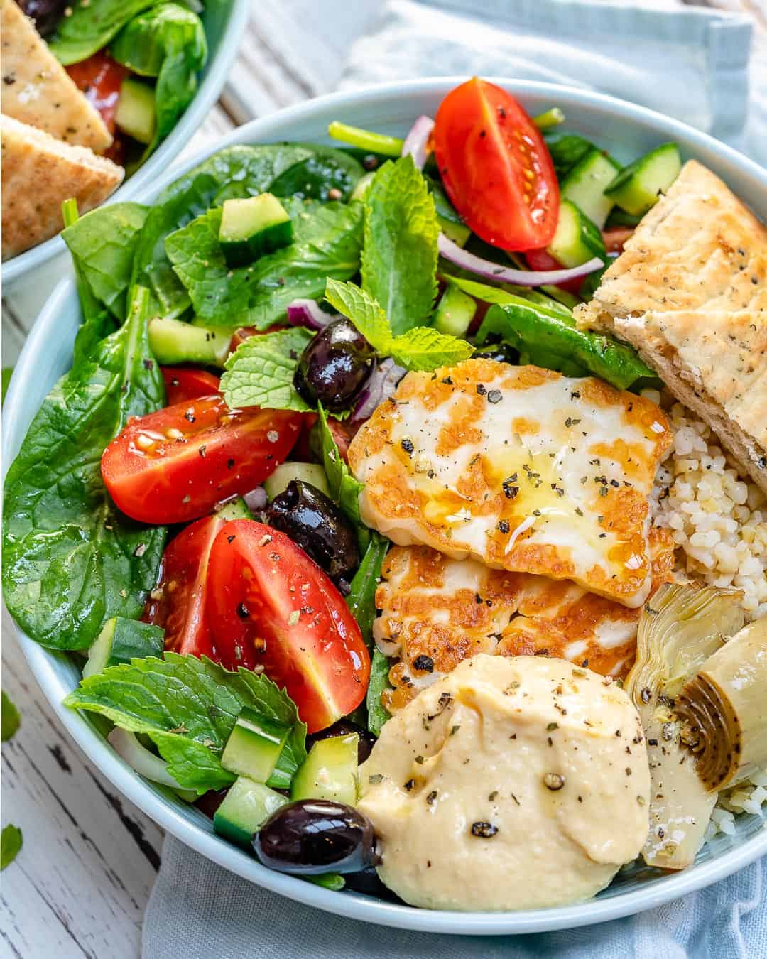 The Best Greek Meze Power Bowl Recipe Healthy Fitness Meals