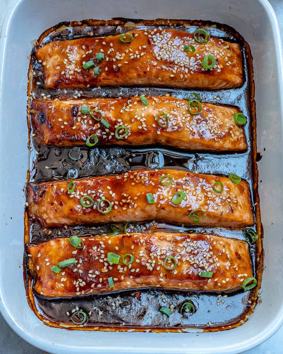 BAKED TERIYAKI SALMON