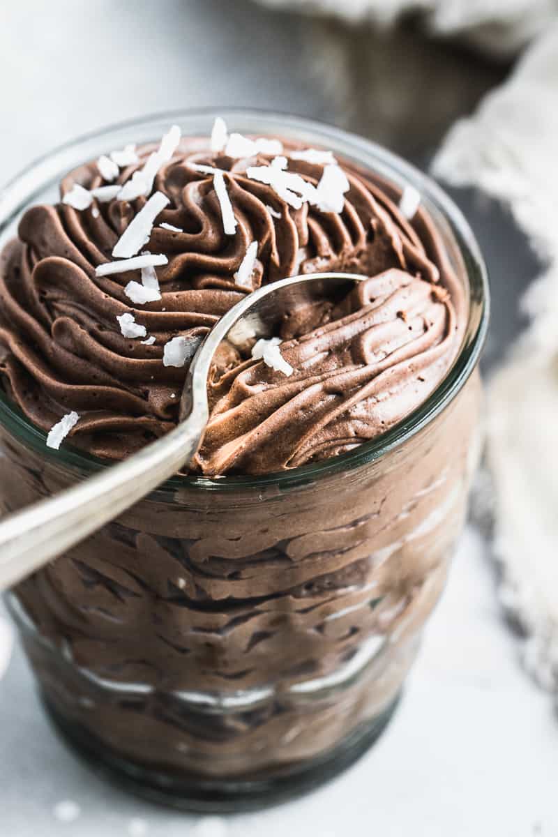 Keto chocolate Cheesecake mousse