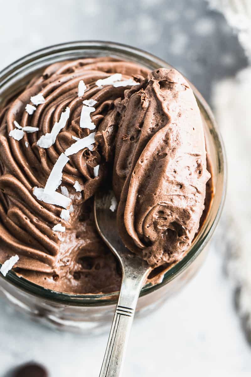 Keto chocolate Cheesecake mousse