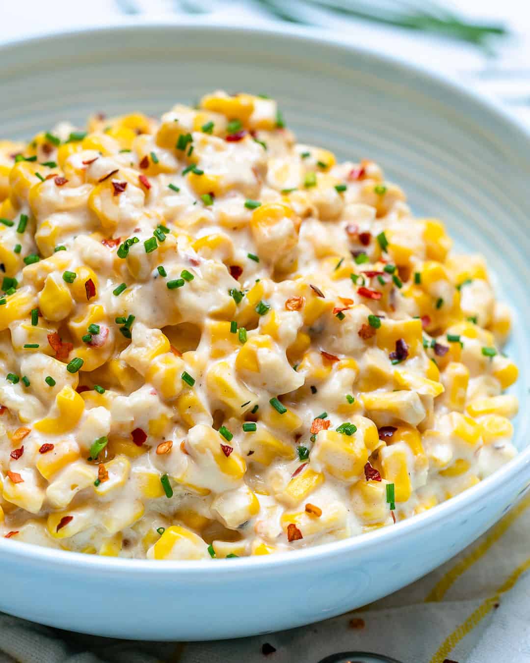 One Pot Cheesy Creamed Corn Recipe Healthy Fitness Meals 9682