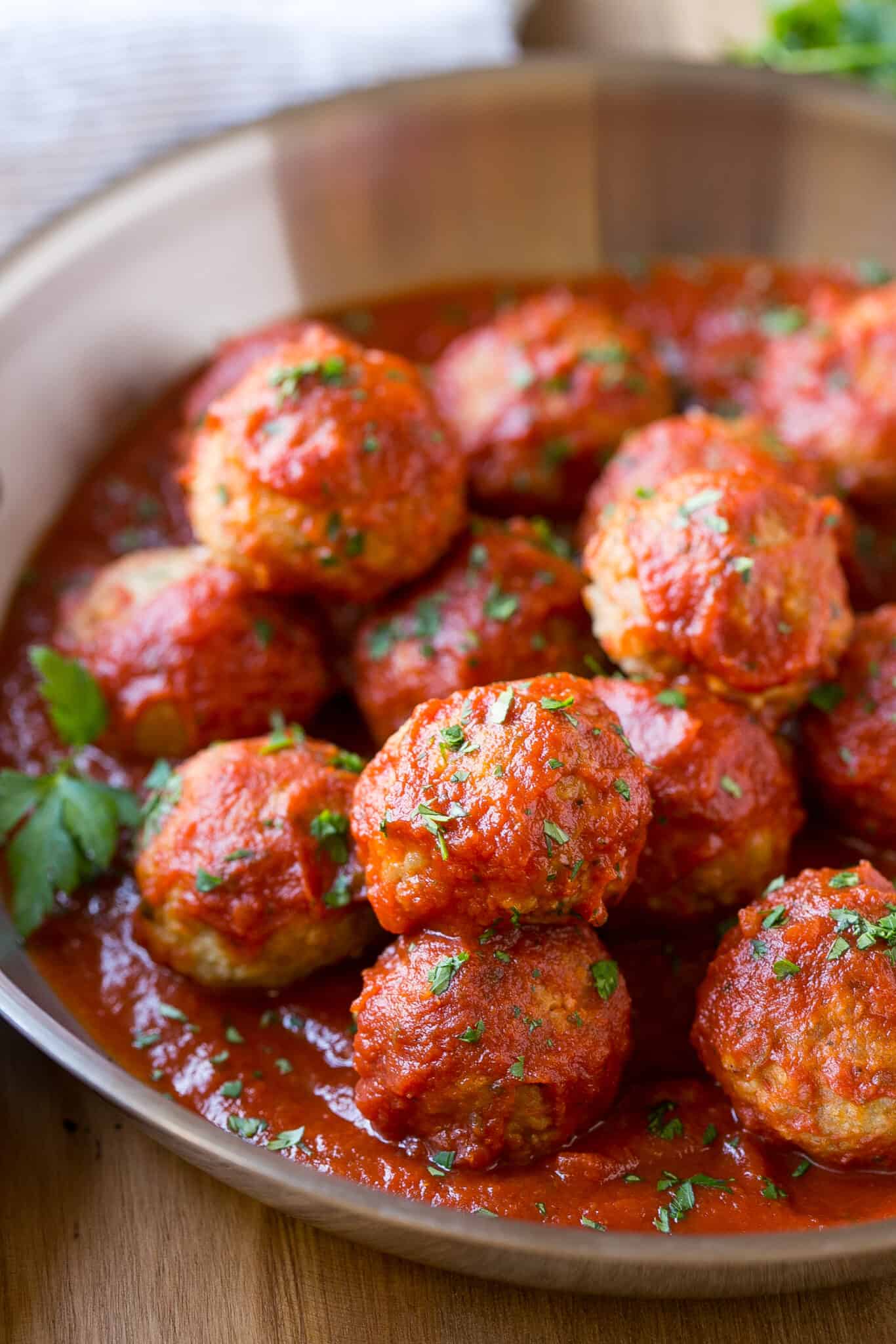 Italian Turkey Meatballs Recipe - Gluten-Free | Healthy Fitness Meals