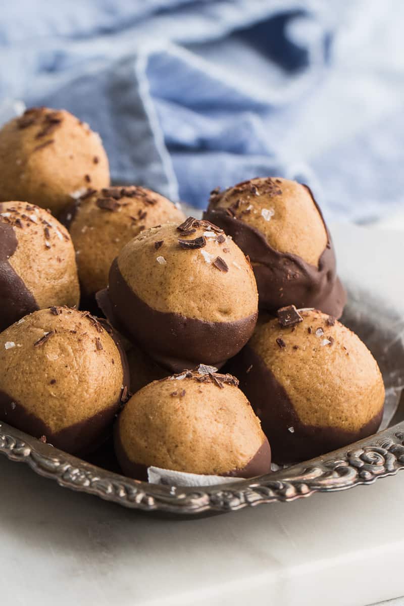 Buckeye Balls on platter