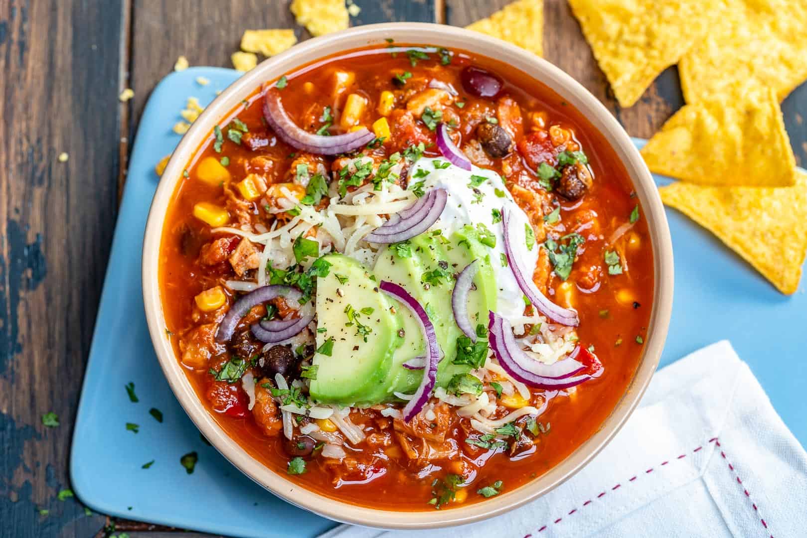 The BEST Chicken Chili Recipe | Healthy Fitness Meals