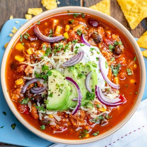 Easy Chicken Chili Recipe | Healthy Fitness Meals