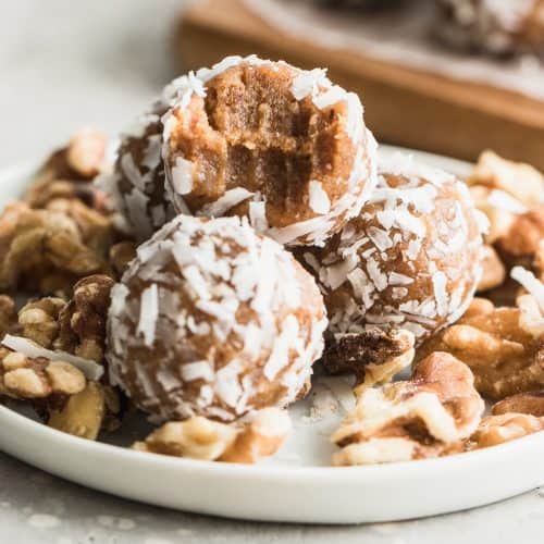 Easy Paleo Walnut Date Energy Balls Healthy Fitness Meals