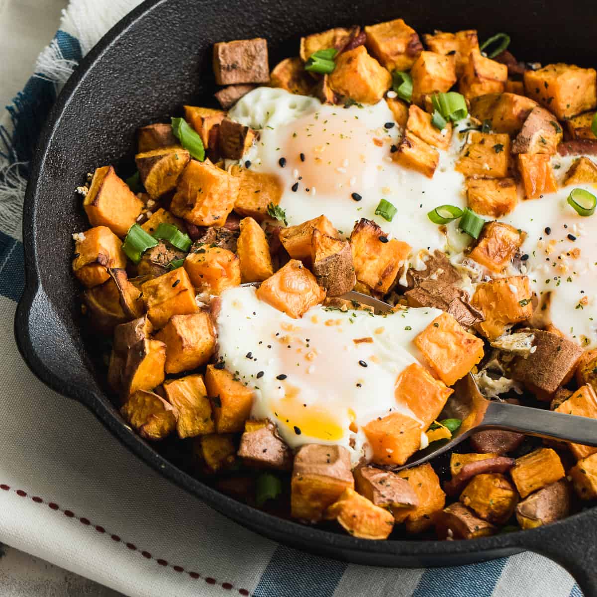 Easy and Healthy Sweet Potato Breakfast Skillet Recipe