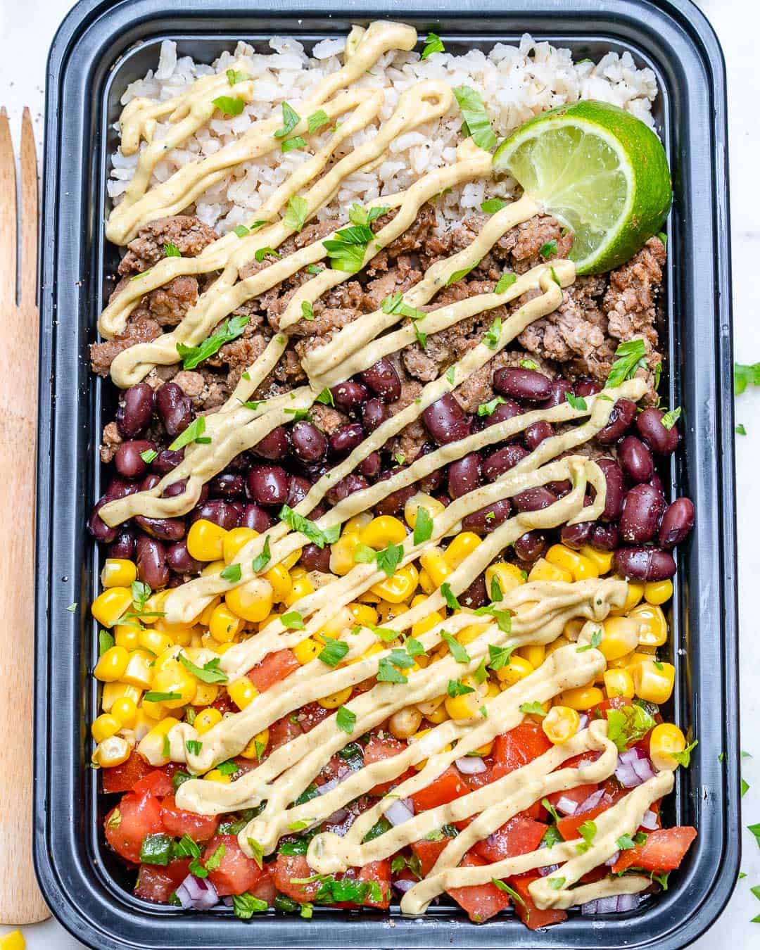 Easy Beef Burrito Meal Prep Bowl Recipe | Healthy Fitness Meals