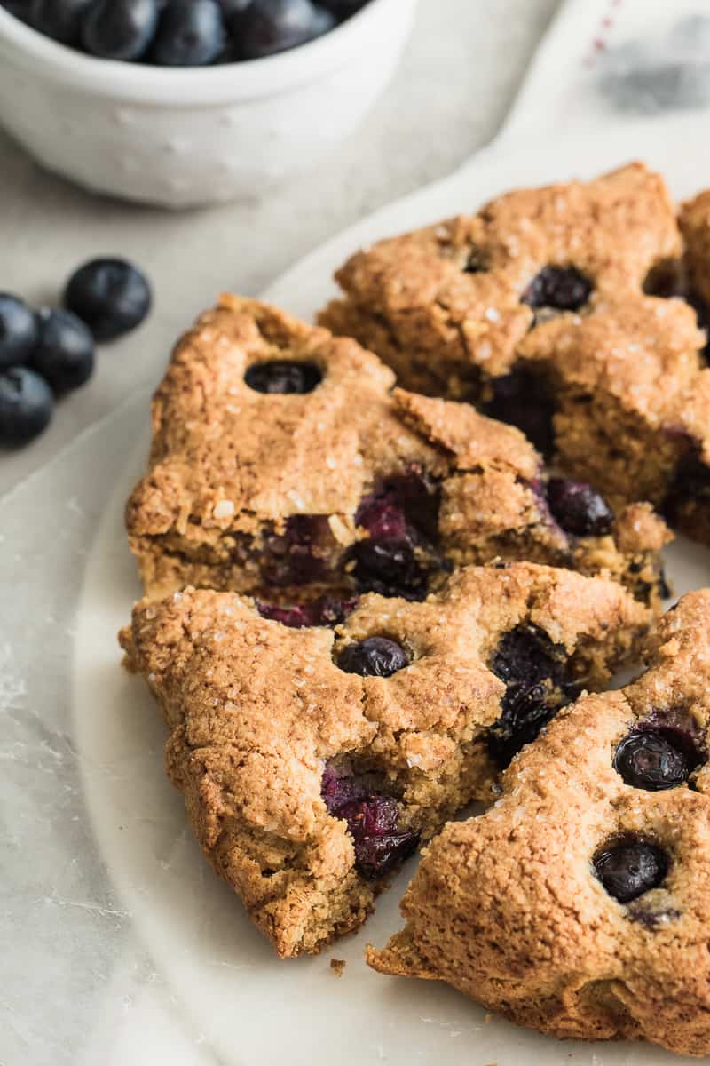 close up of gluten free scones