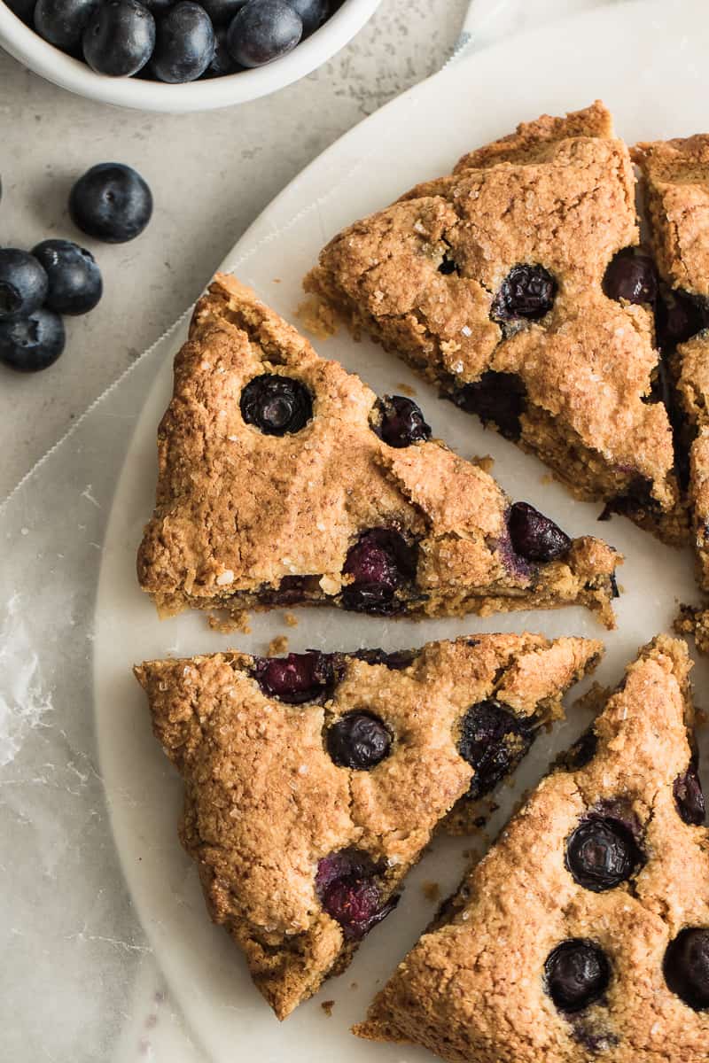 gluten free scones on a plate