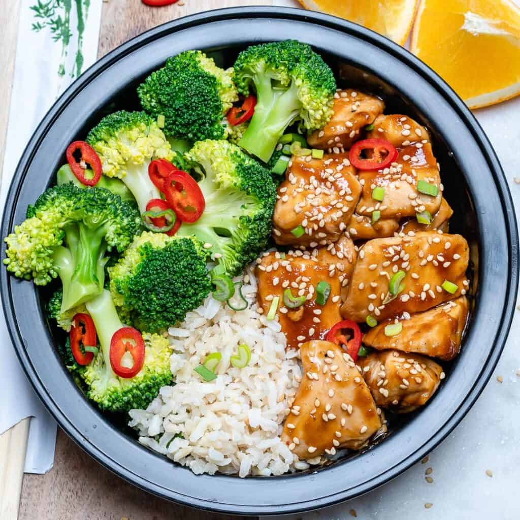 Easy Honey Garlic Chicken Meal Prep | Healthy Fitness Meals