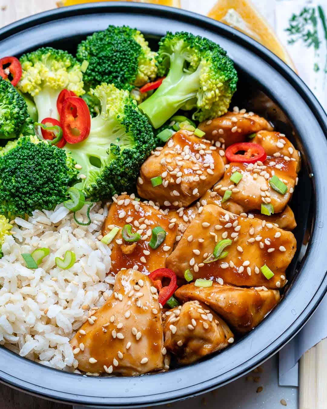 Teriyaki Chicken Meal Prep Bowls Recipe | Healthy Fitness Meals