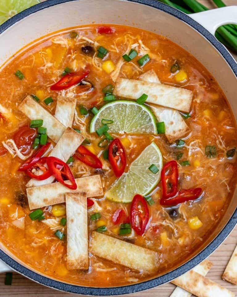 Chili Chicken Tortilla Soup Healthy Fitness Meals