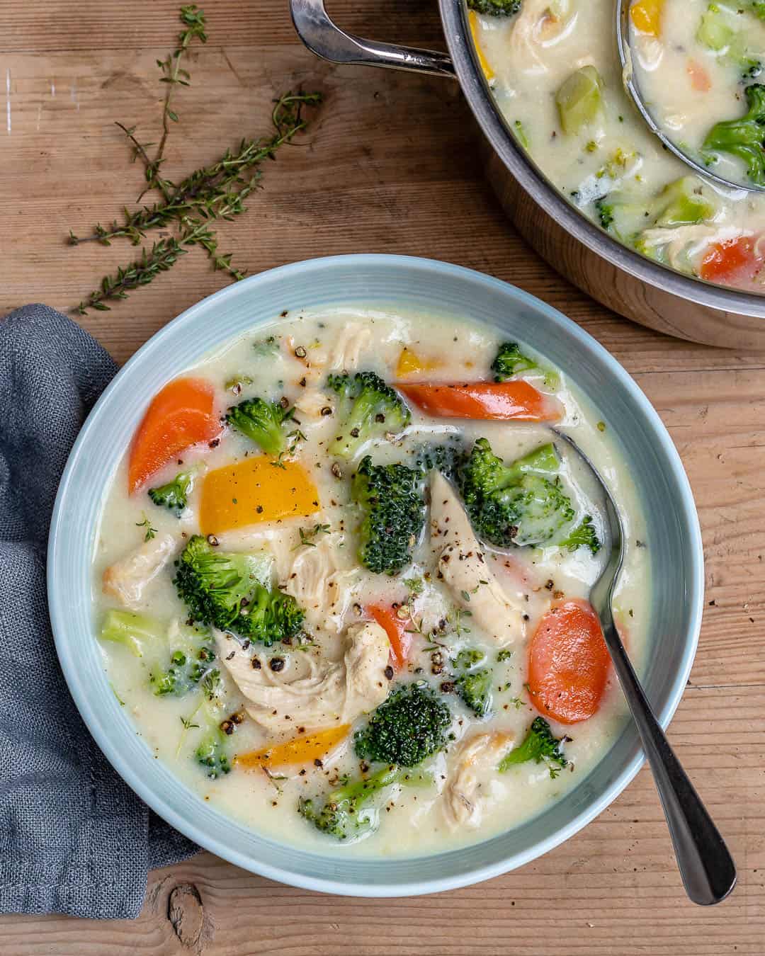 chicken broccoli soup