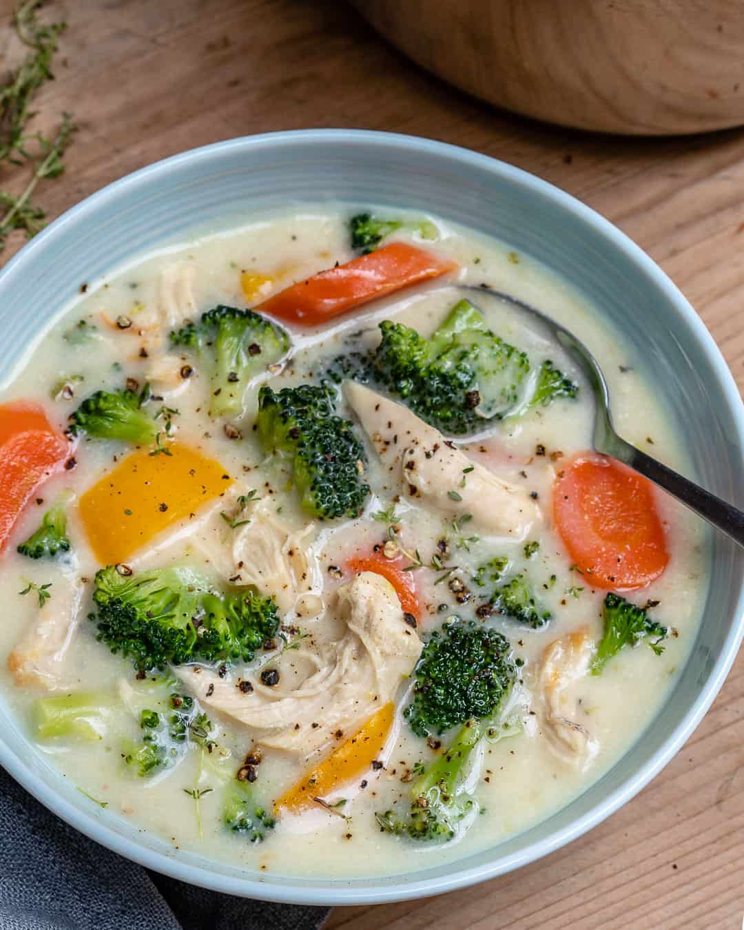 the best chicken broccoli soup 