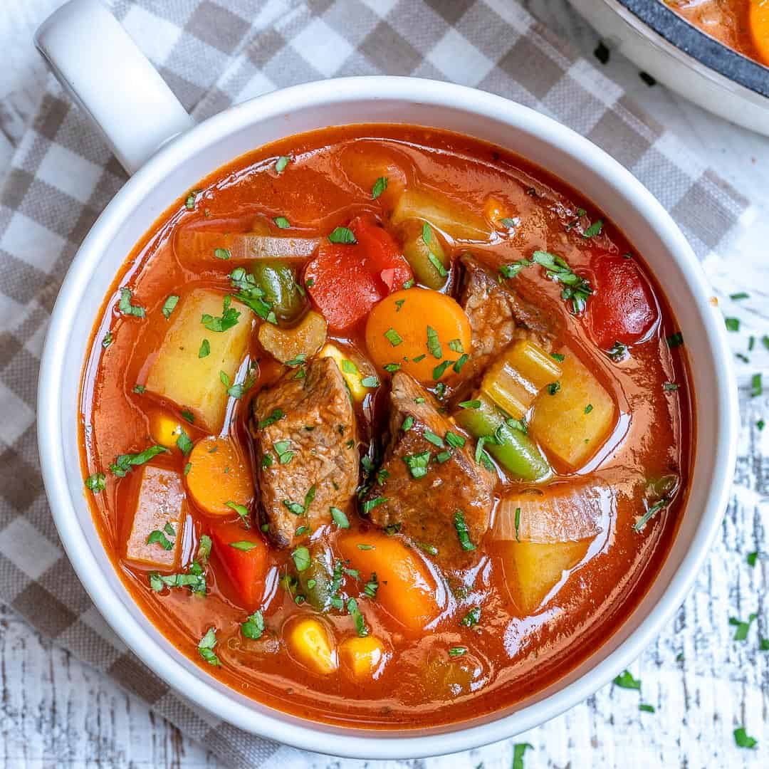veggie and beef soup recipe
