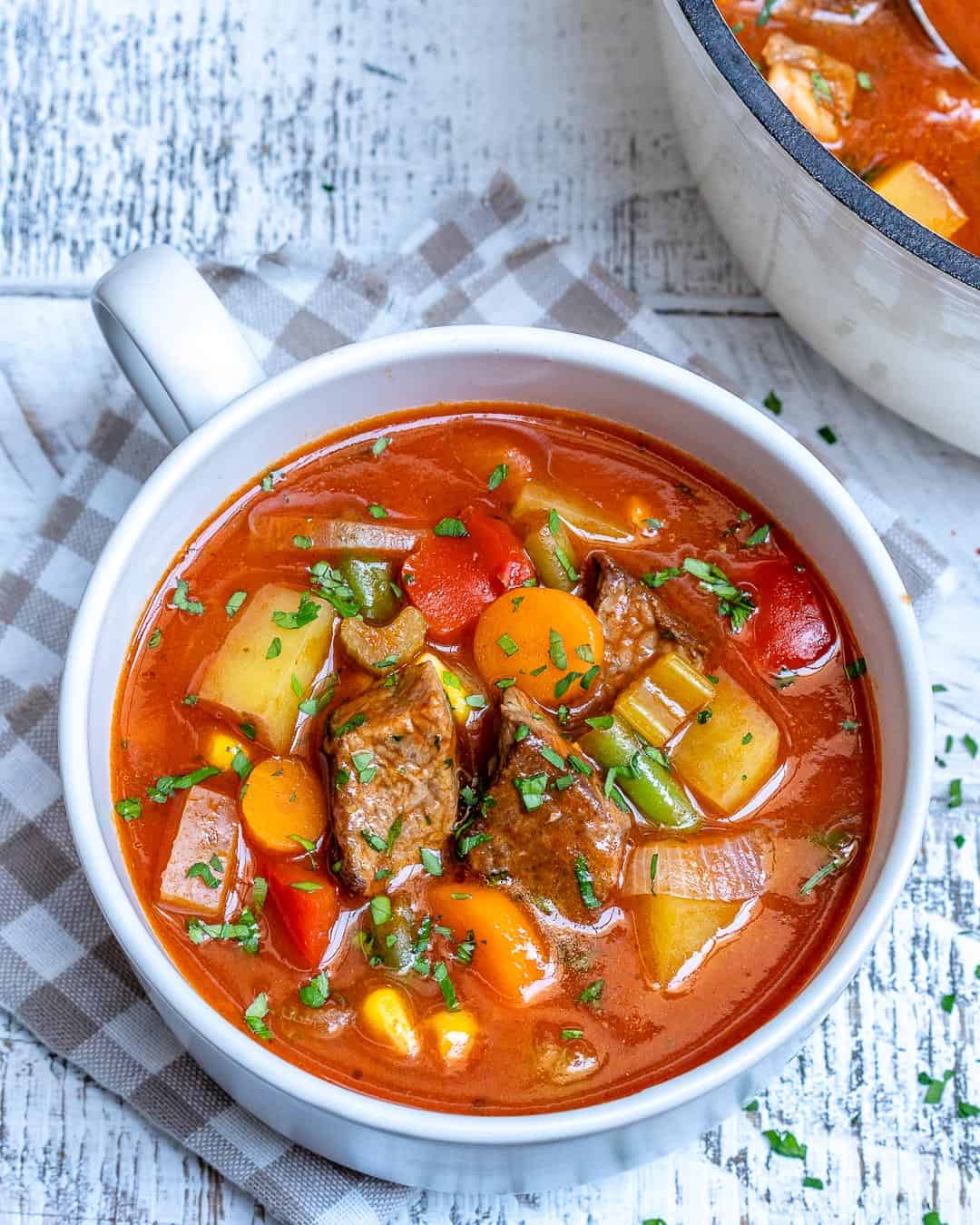 vegetable soup with beef