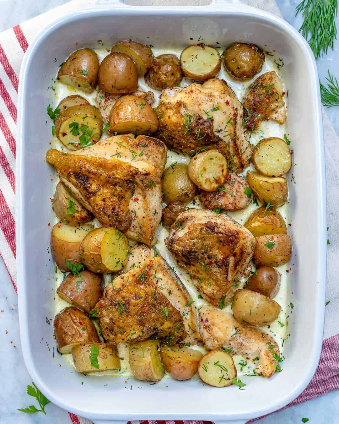 chicken and potato bake