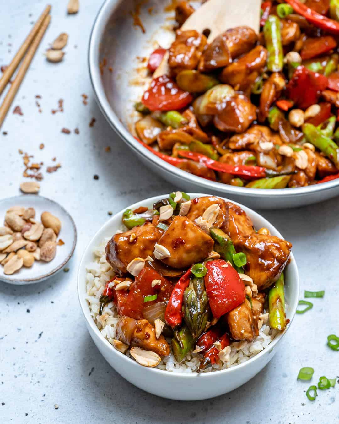 Healthy Kung Pao Chicken {sauce recipe included} | Healthy Fitness Meals