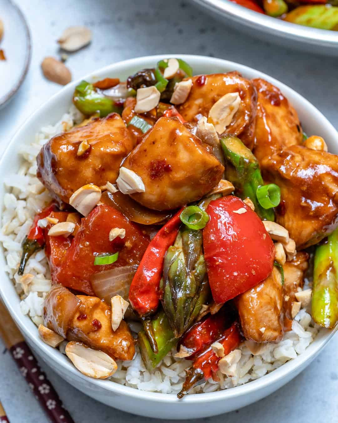 Healthy Kung Pao Chicken {sauce recipe included} | Healthy Fitness Meals