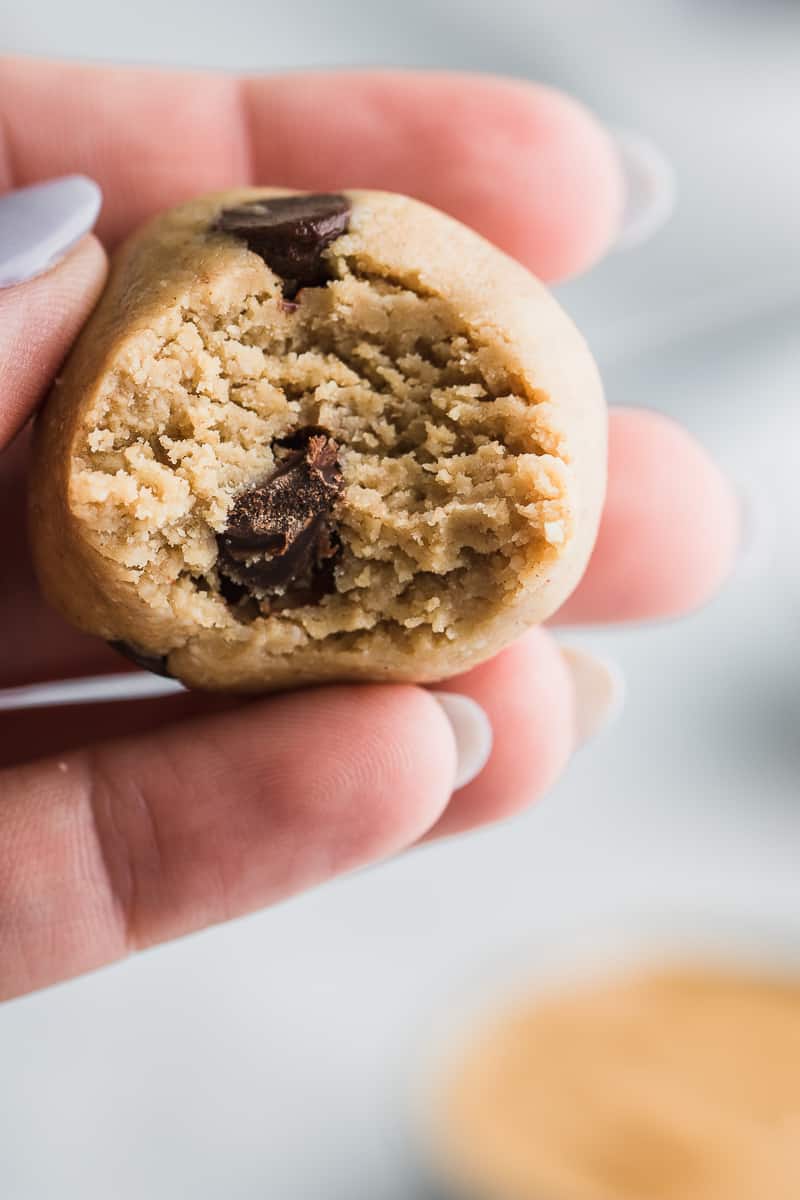 No-Bake Peanut Butter Cookie Dough Balls