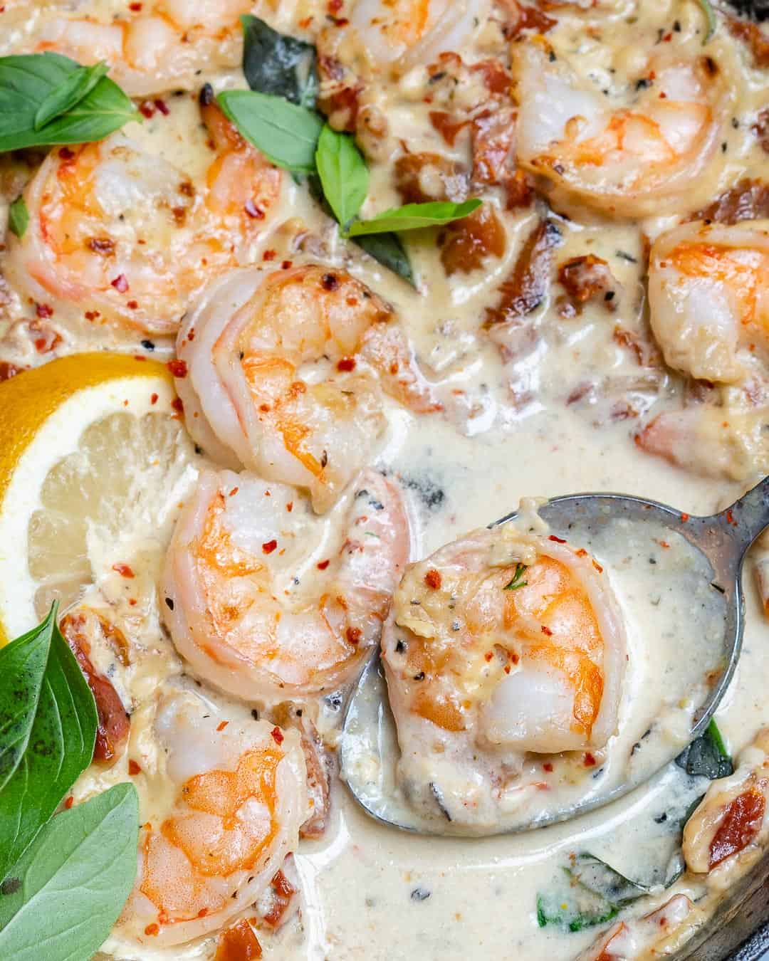 Creamy Garlic Tuscan Shrimp Recipe Video Healthy Fitness Meals