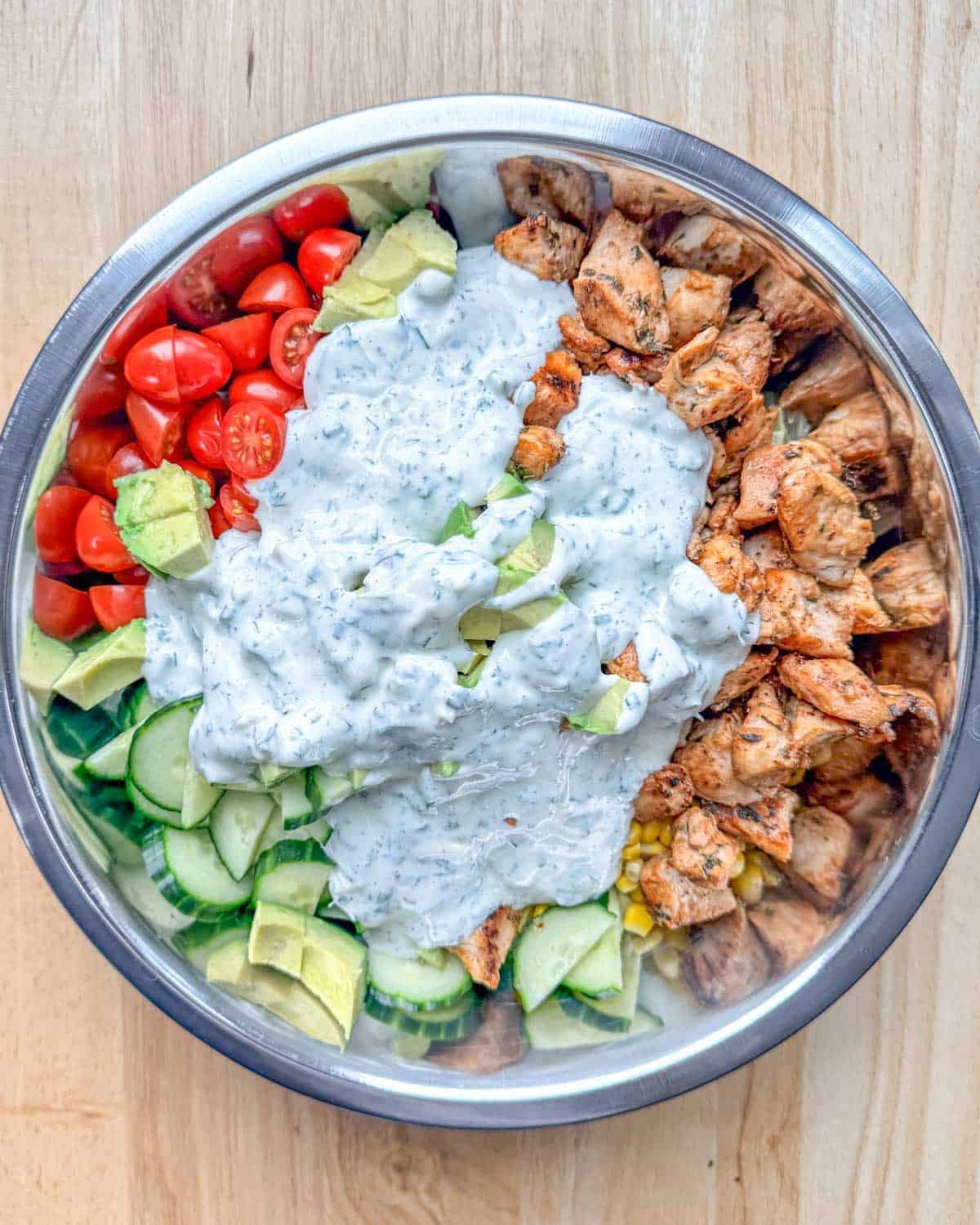 Healthy Ranch Chicken Salad - Healthy Fitness Meals Healthy Ranch Chicken Salad - Healthy Fitness Meals