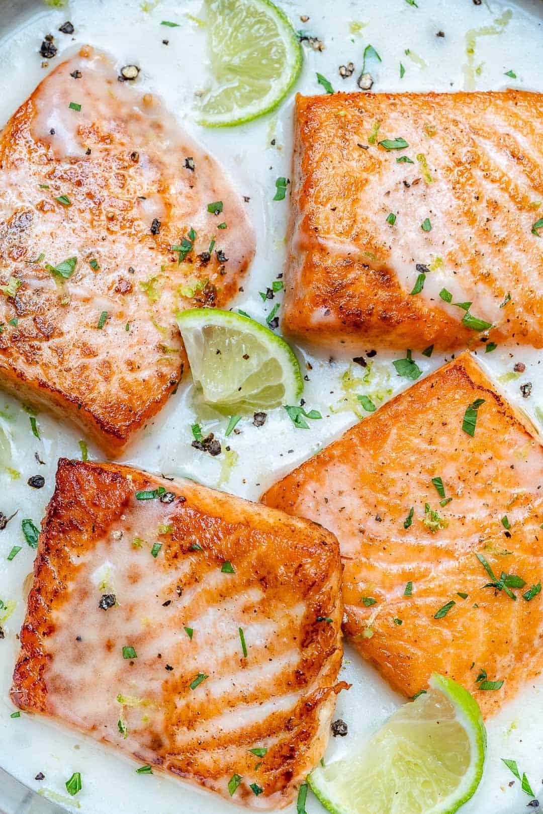 creamy salmon skillet recipe