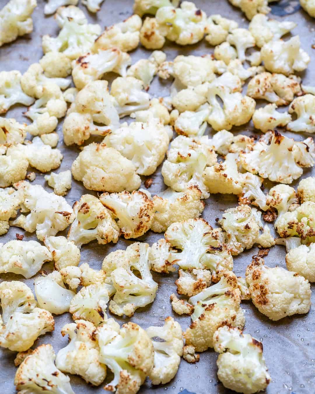 cooked cauliflower in oven